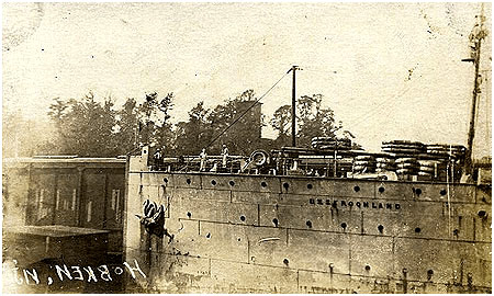 The Kroonland in the docks of HOBOKEN (Belgium)